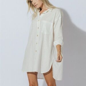 Cleobella Jordyn Shirt Dress Anthropologie Organic Fabric